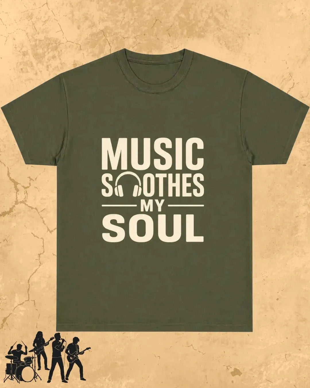 Soul Escape Music Cotton T-Shirt Swiftsoul