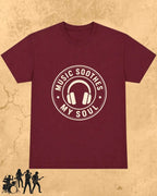 Soul Escape Music Cotton T-Shirt Swiftsoul