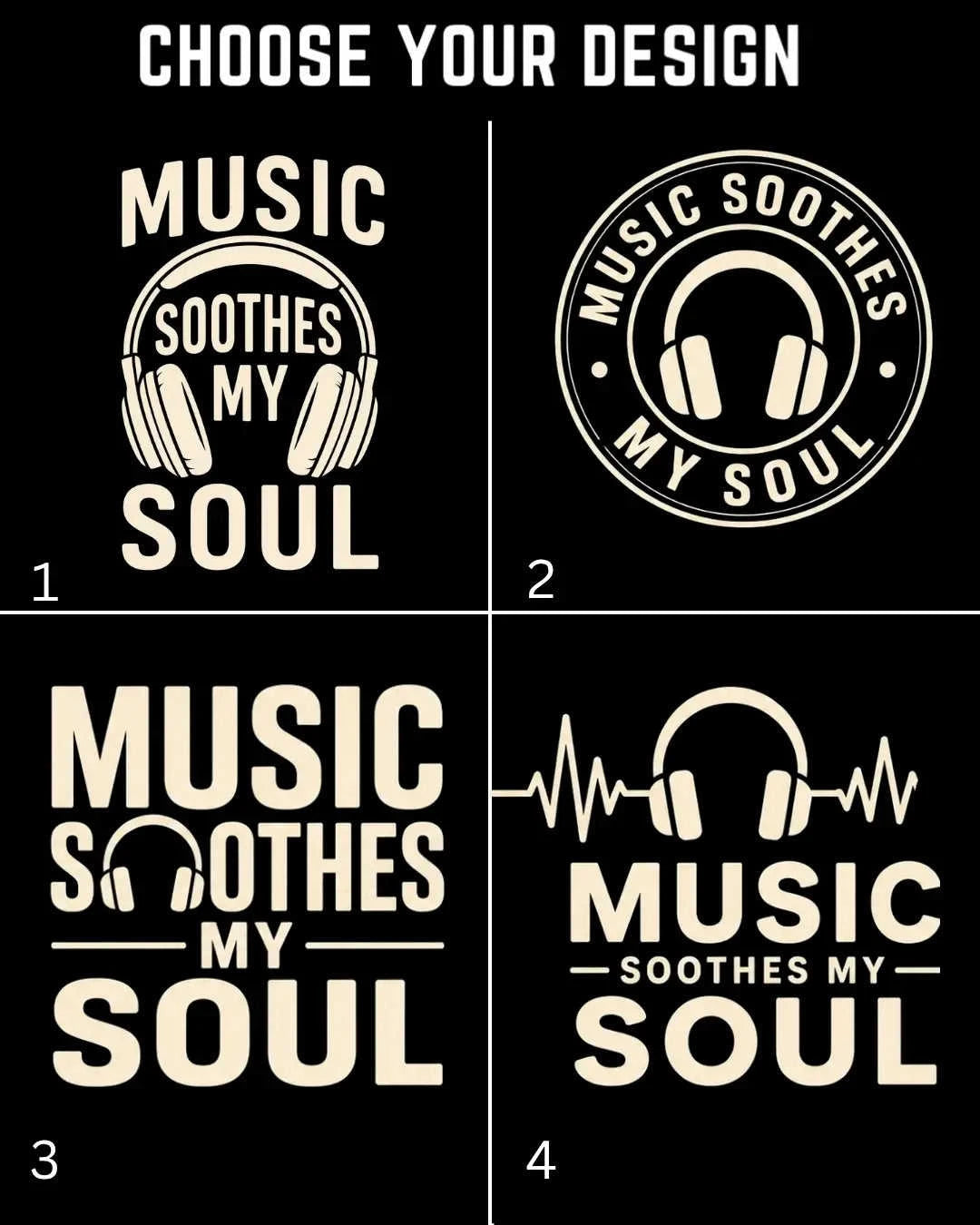 Soul Escape Music Cotton T-Shirt Swiftsoul