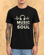 Soul Escape Music Cotton T-Shirt Swiftsoul