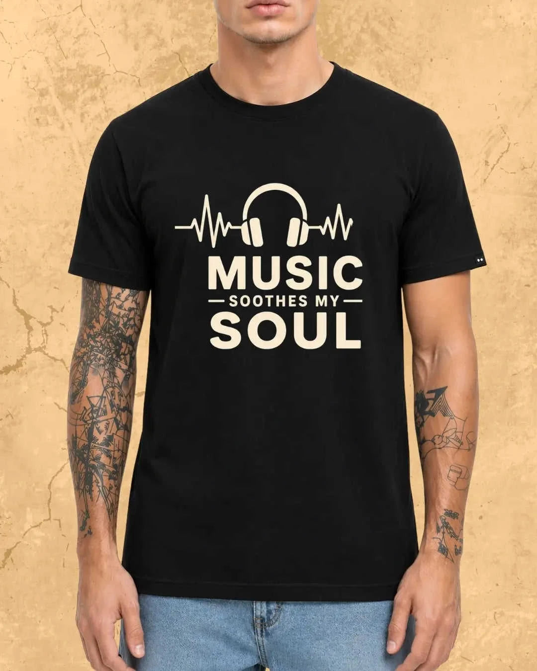 Soul Escape Music Cotton T-Shirt Swiftsoul