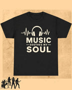 Soul Escape Music Cotton T-Shirt Swiftsoul