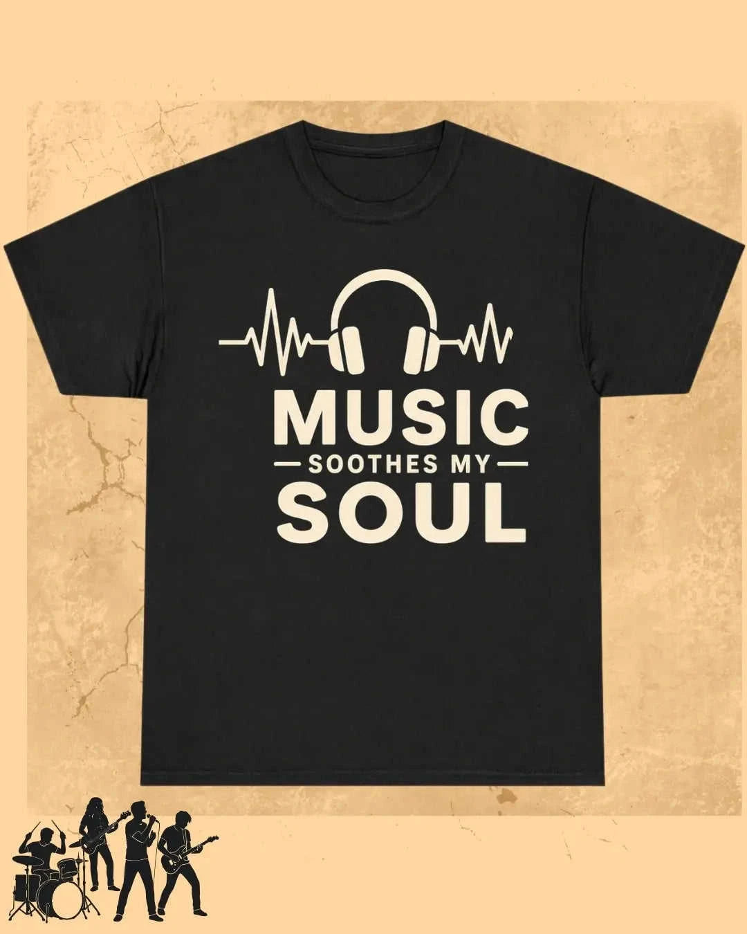 Soul Escape Music Cotton T-Shirt Swiftsoul