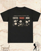 Three Stages of Every Trip Series 2 Travel Cotton Tshirt