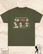 Three Stages of Every Trip Series 2 Travel Cotton Tshirt Swiftsoul 
