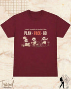 Three Stages of Every Trip Series 2 Travel Cotton Tshirt Swiftsoul 