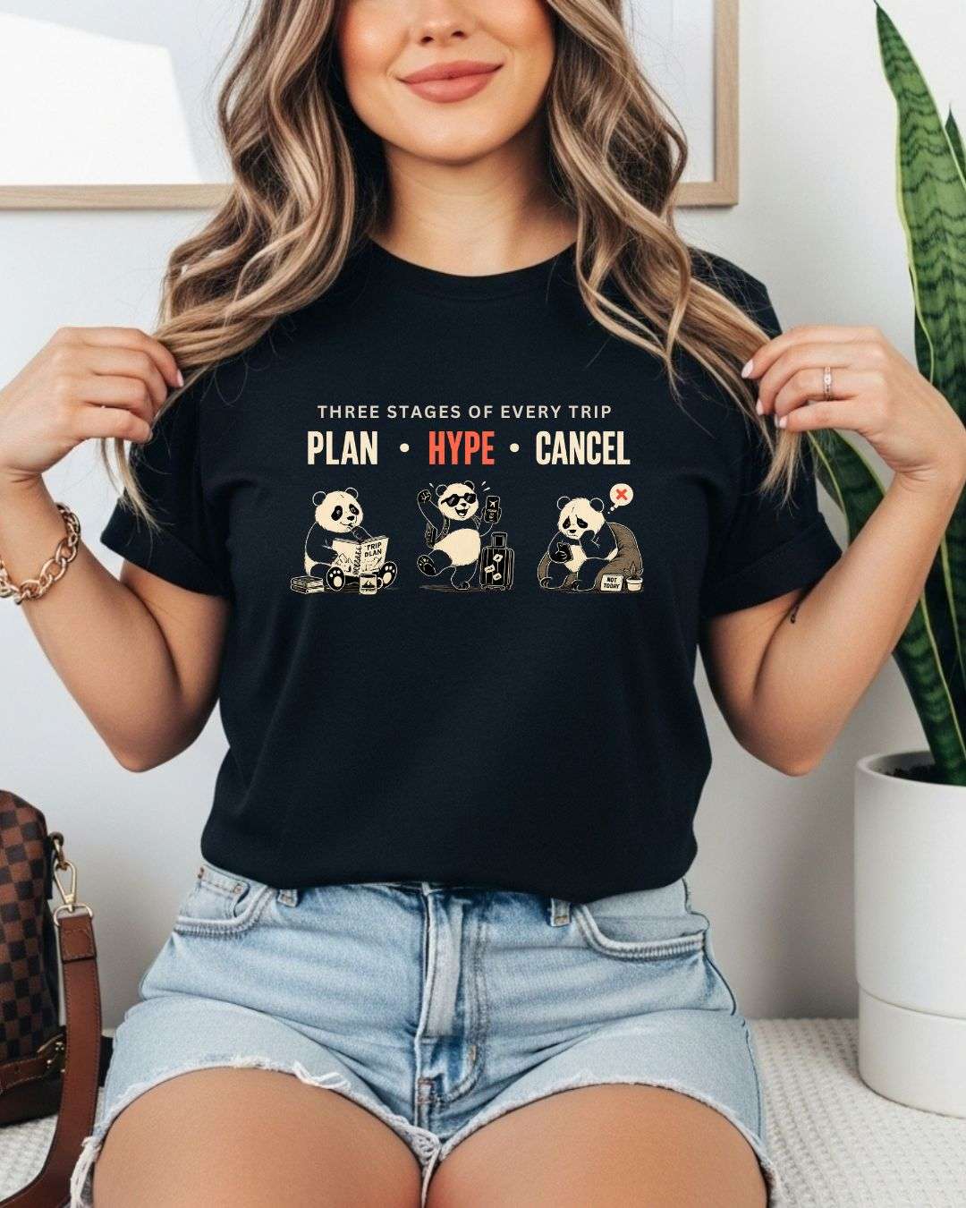 Three Stages of Every Trip Series 2 Travel Cotton Tshirt Swiftsoul 