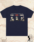 Three Stages of Every Trip Series 2 Travel Cotton Tshirt Swiftsoul 
