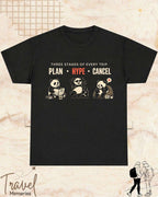 Three Stages of Every Trip Series 2 Travel Cotton Tshirt Swiftsoul 