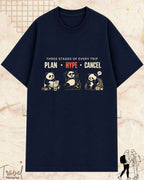 Three Stages of Every Trip Series 2 Travel Cotton Tshirt Swiftsoul 