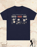 Three Stages of Every Trip Series 2 Travel Cotton Tshirt Swiftsoul 