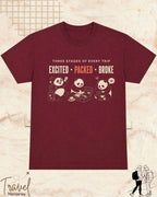 Three Stages of Every Trip Series 2 Travel Cotton Tshirt Swiftsoul 