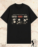 Three Stages of Every Trip Series 2 Travel Cotton Tshirt Swiftsoul 