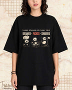 Three Stages of Every Trip Series 2 Travel Cotton Tshirt Swiftsoul 