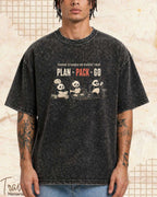 Three Stages of Every Trip Series 2 Travel Cotton Tshirt Swiftsoul 