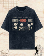 Three Stages of Every Trip Series 2 Travel Cotton Tshirt Swiftsoul 