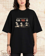 Three Stages of Every Trip Series 2 Travel Cotton Tshirt Swiftsoul 