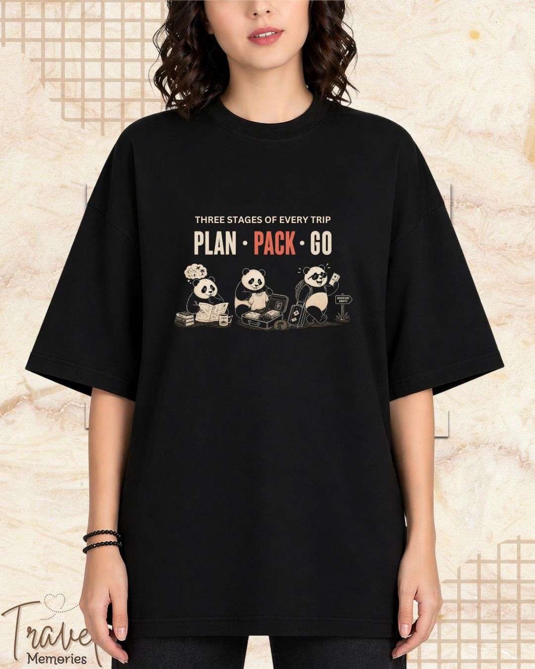 Three Stages of Every Trip Series 2 Travel Cotton Tshirt Swiftsoul 
