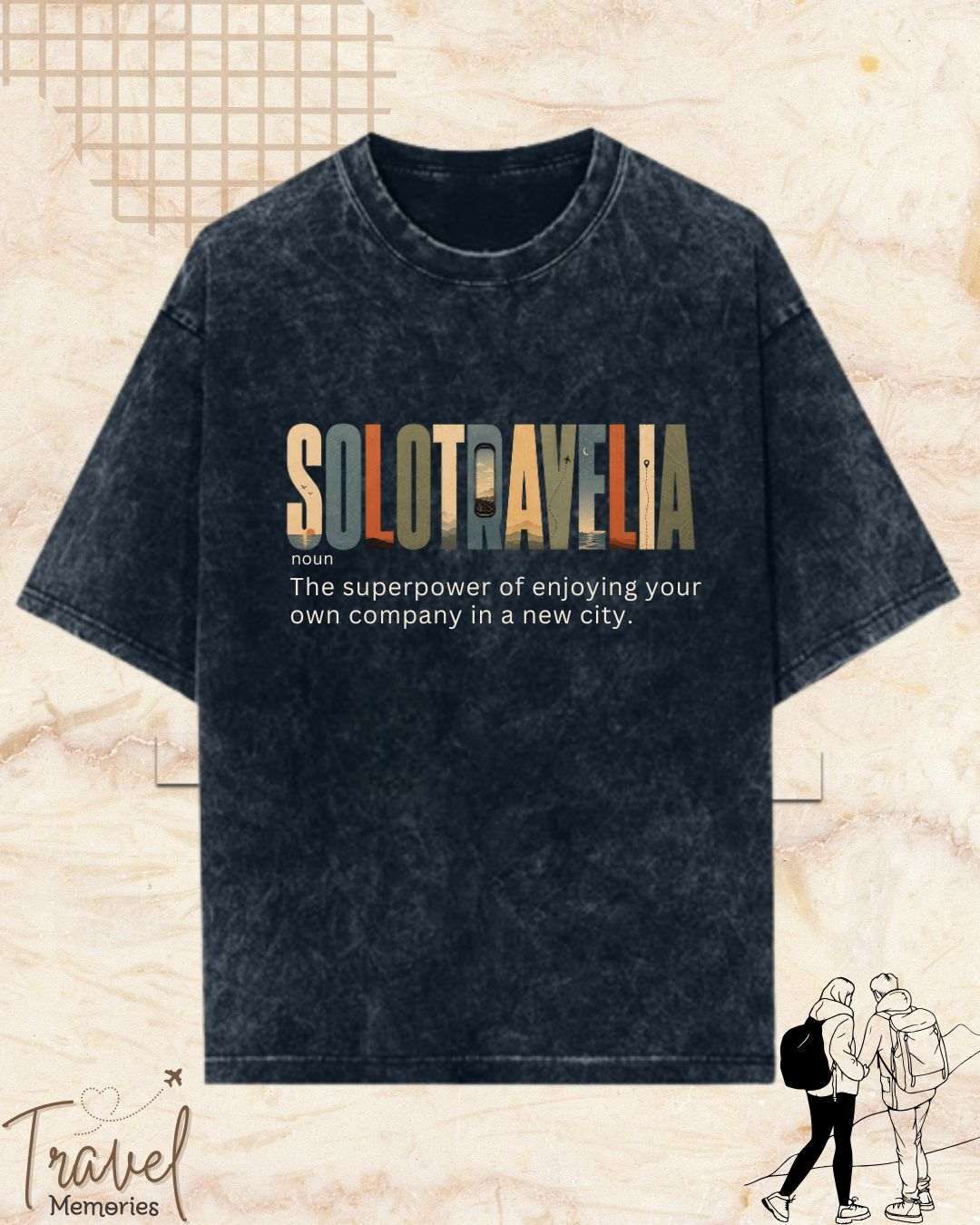 Travel Dictionary Cotton Tshirt