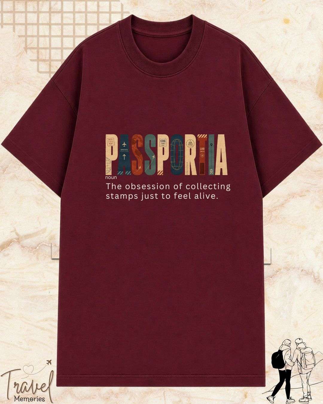 Travel Dictionary Cotton Tshirt Billien LLC 