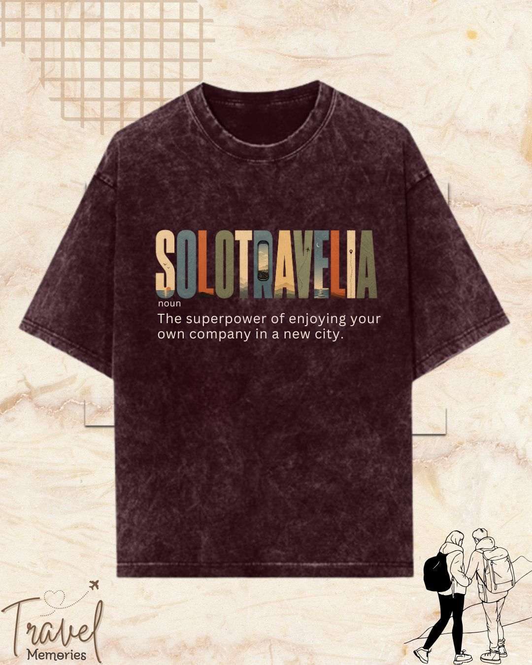 Travel Dictionary Cotton Tshirt