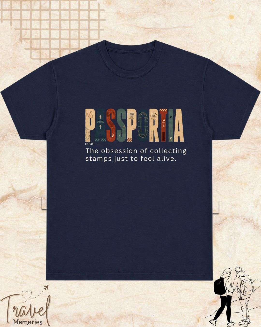 Travel Dictionary Cotton Tshirt Billien LLC 