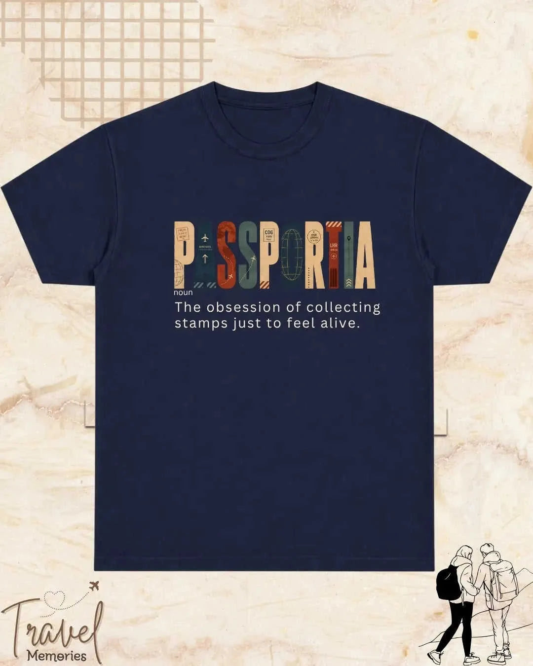 Travel Dictionary Cotton Tshirt Swiftsoul