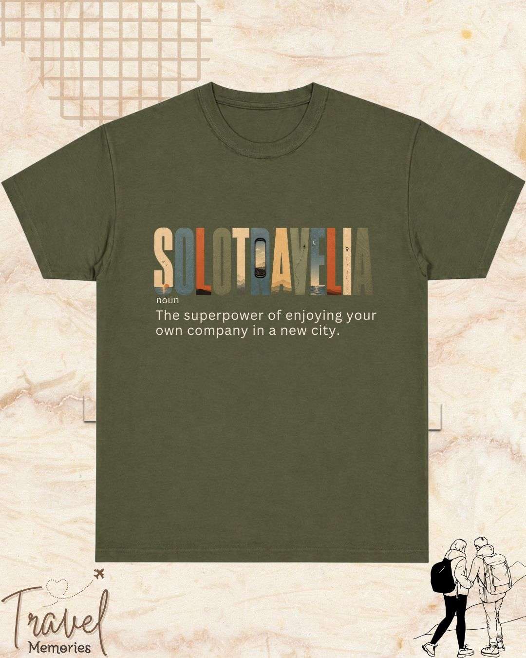 Travel Dictionary Cotton Tshirt Swiftsoul 