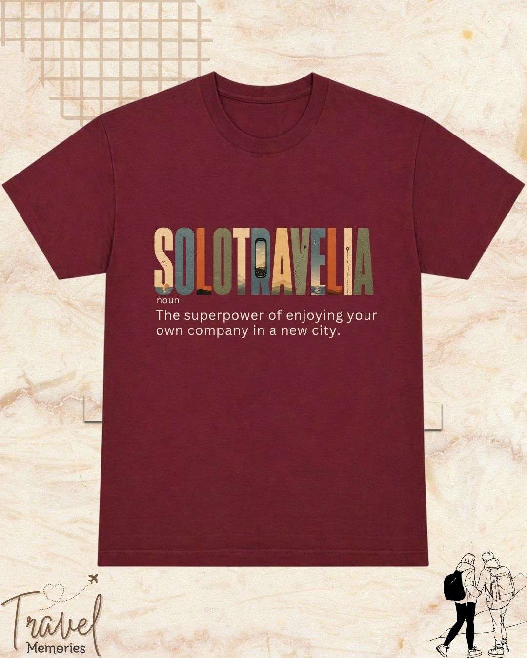 Travel Dictionary Cotton Tshirt Swiftsoul 