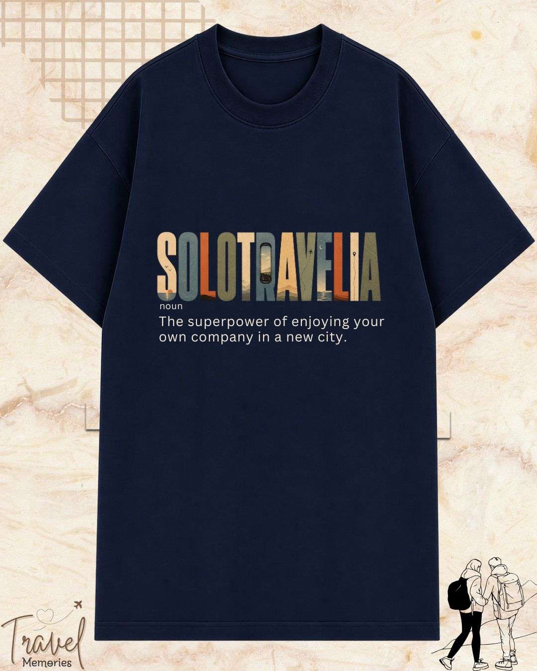 Travel Dictionary Cotton Tshirt Swiftsoul 