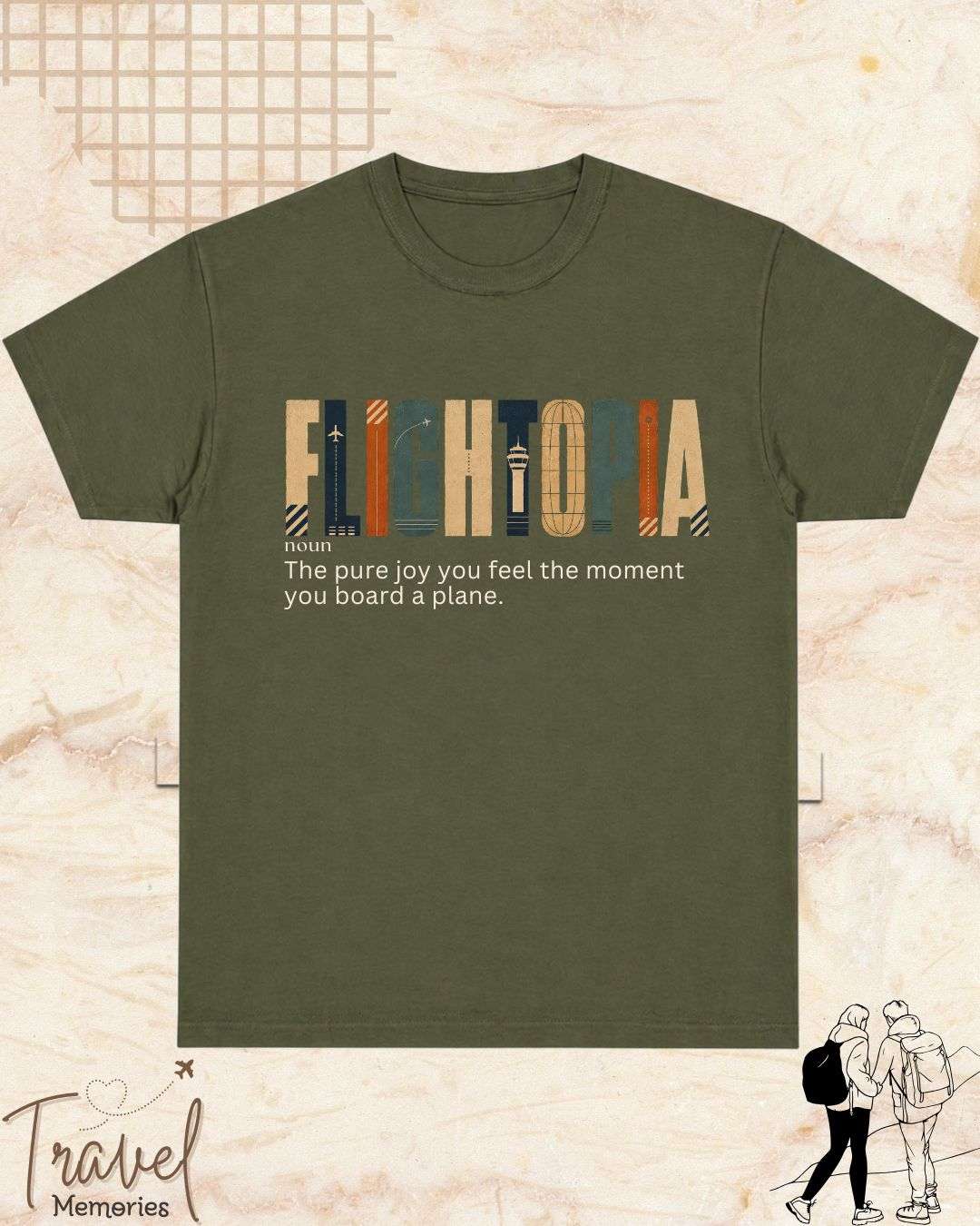 Travel Dictionary Cotton Tshirt Swiftsoul 