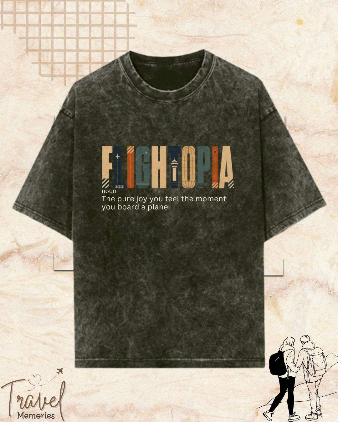 Travel Dictionary Cotton Tshirt Swiftsoul 
