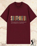 Travel Dictionary Cotton Tshirt Swiftsoul 
