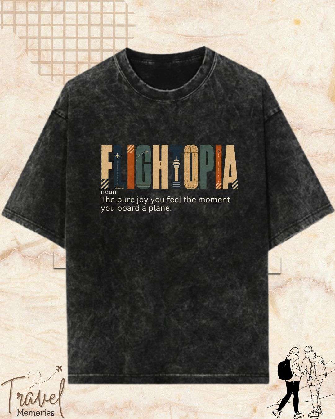 Travel Dictionary Cotton Tshirt Swiftsoul 