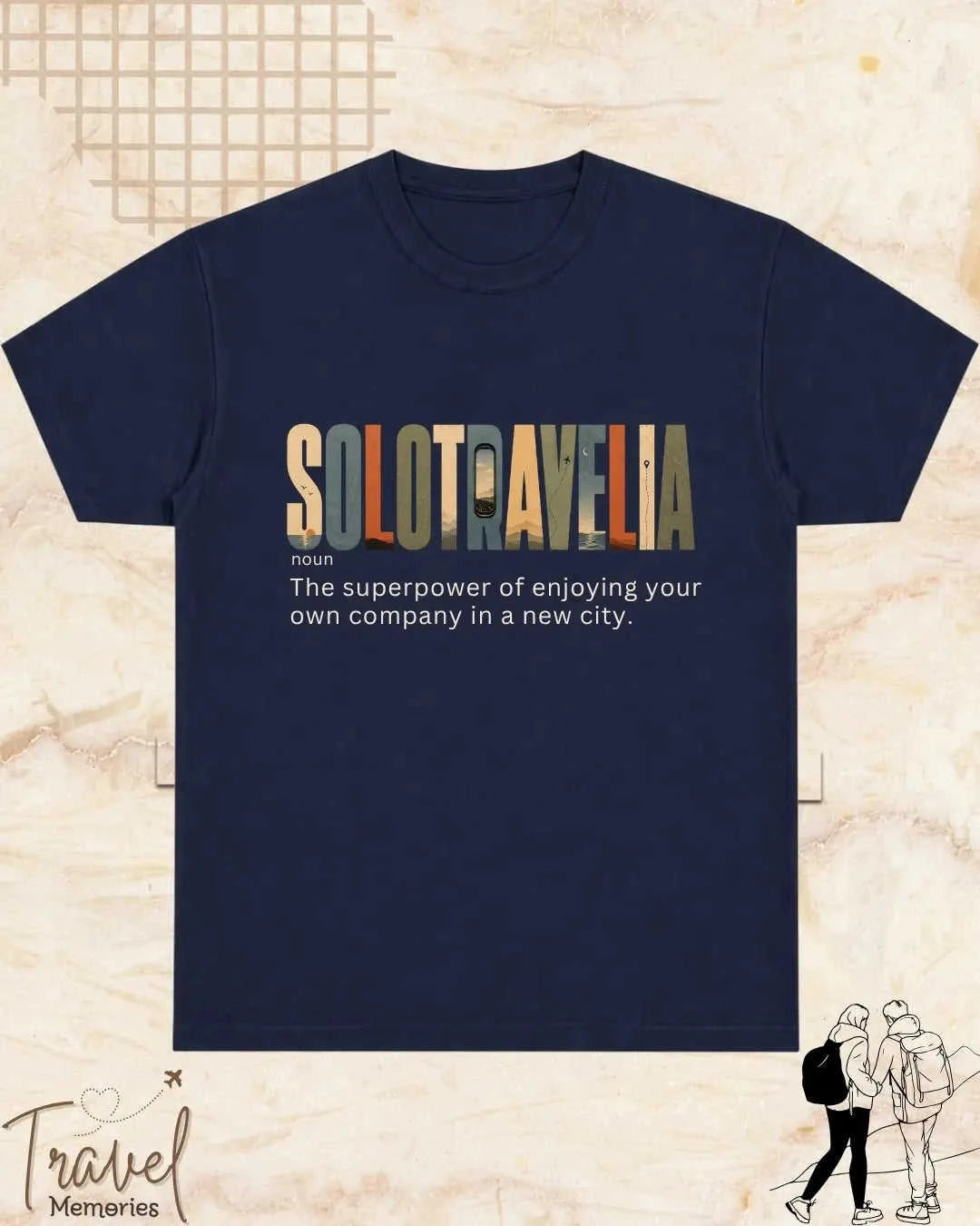 Travel Dictionary Cotton Tshirt Swiftsoul