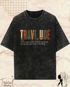 Travel Dictionary Cotton Tshirt Swiftsoul 