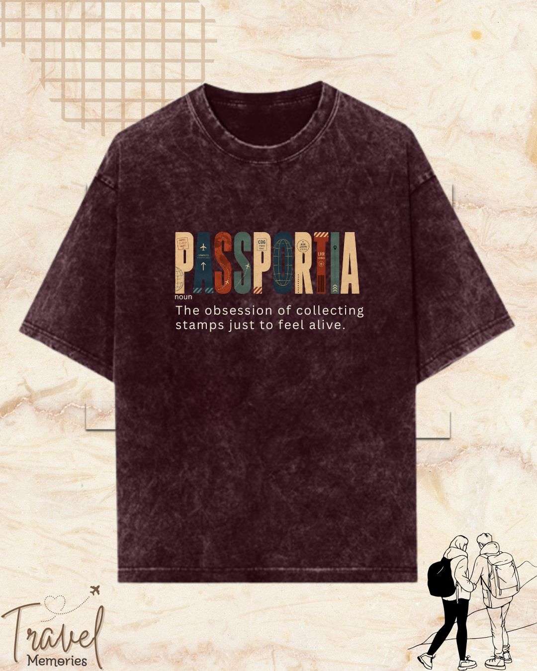 Travel Dictionary Cotton Tshirt Swiftsoul 