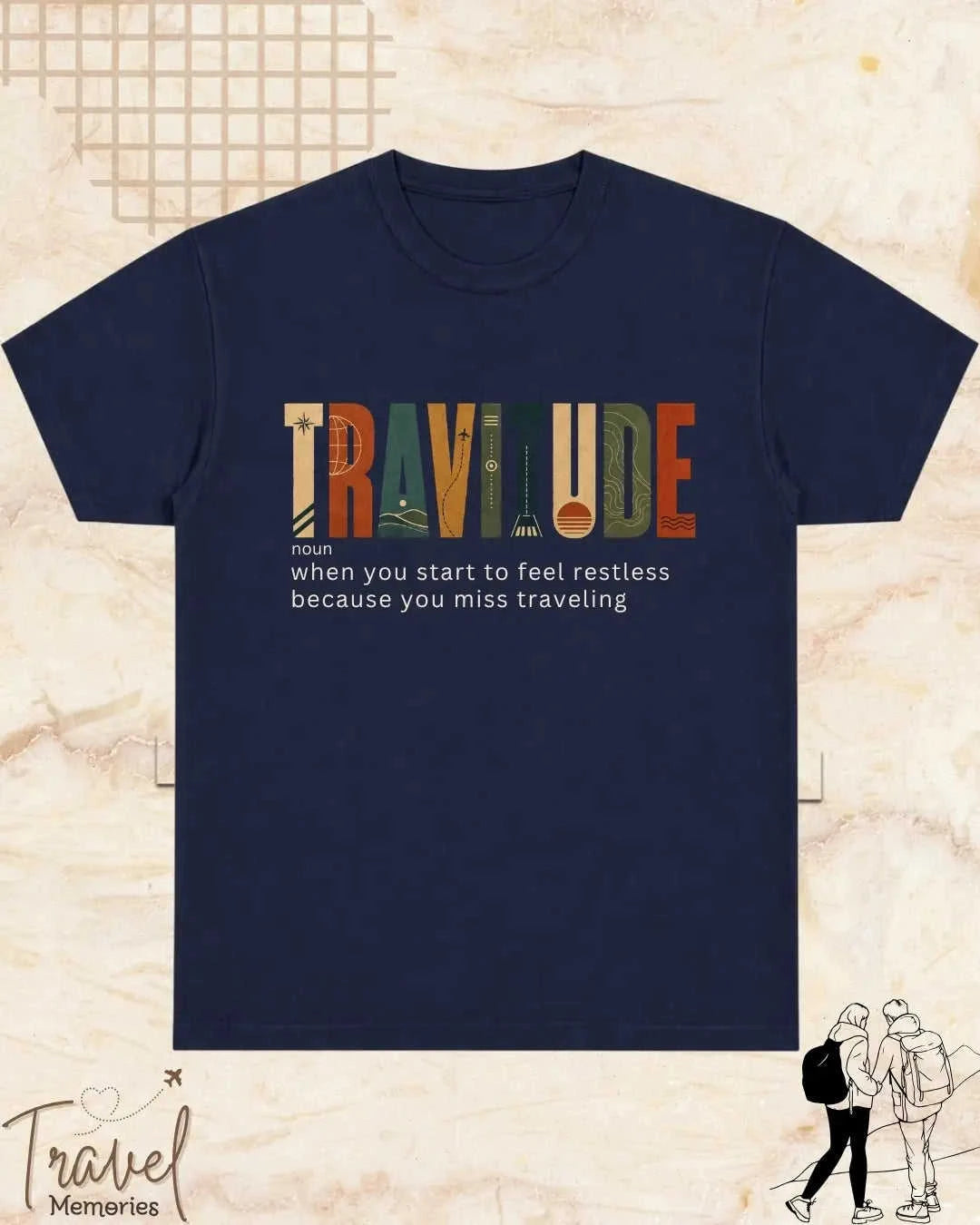Travel Dictionary Cotton Tshirt Swiftsoul