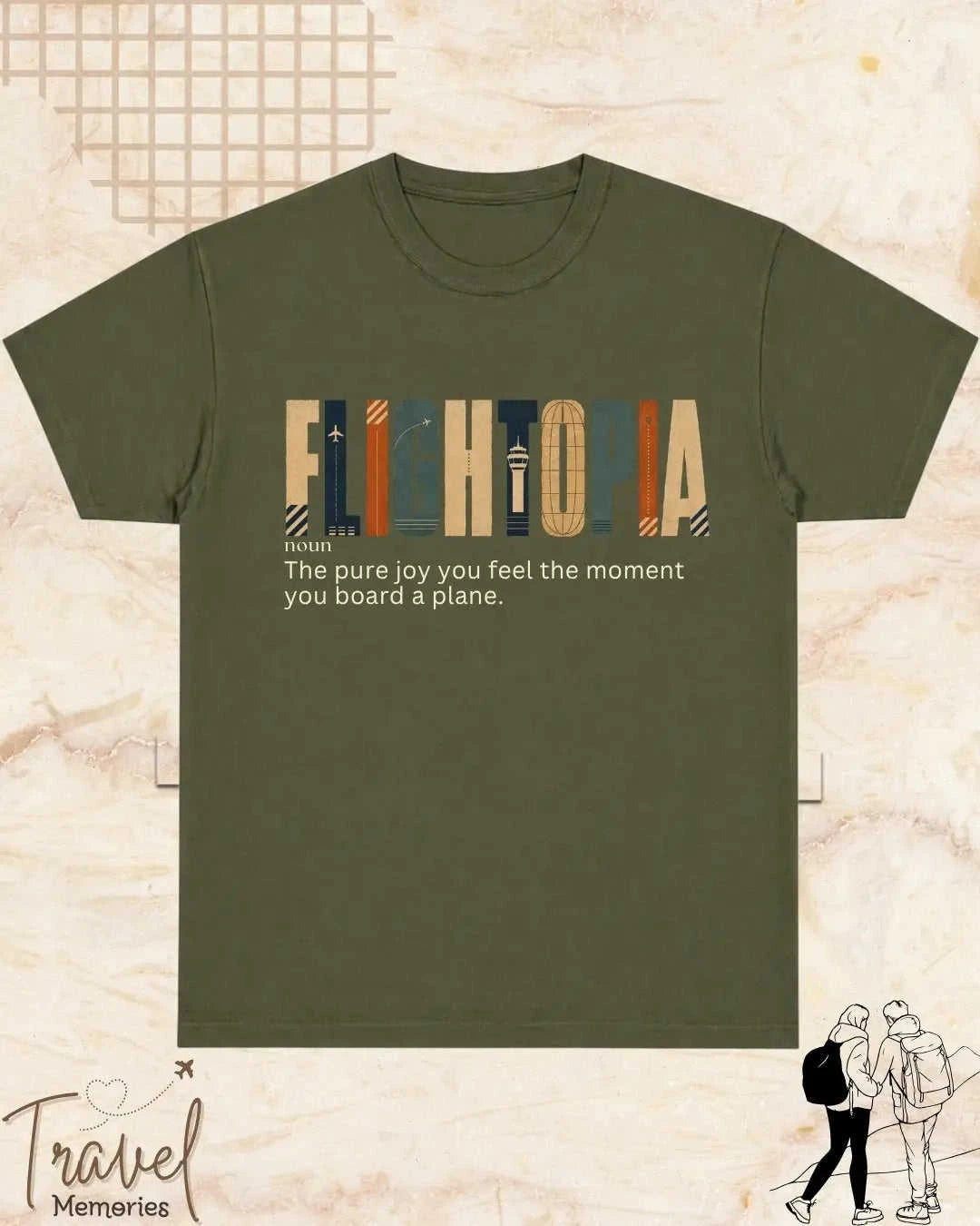Travel Dictionary Cotton Tshirt Swiftsoul