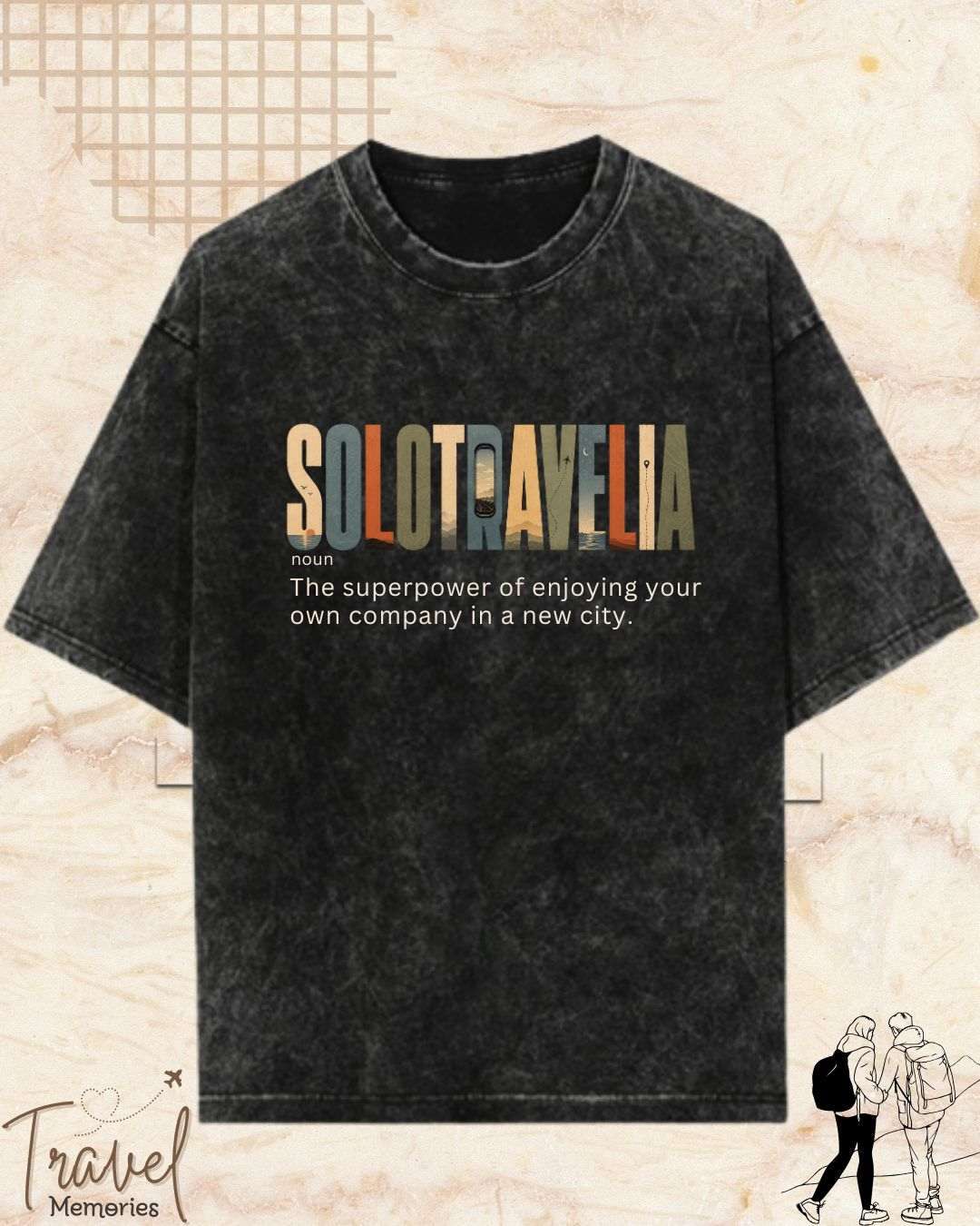 Travel Dictionary Cotton Tshirt