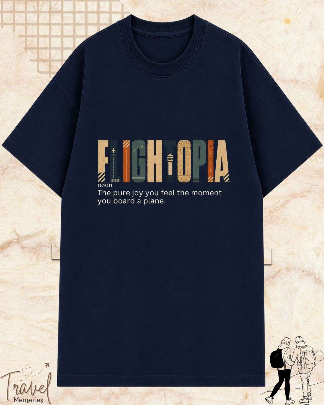 Travel Dictionary Cotton Tshirt Swiftsoul 