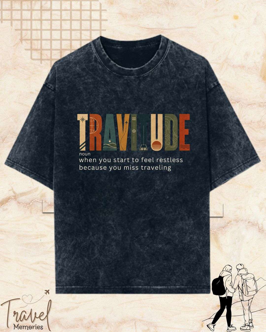Travel Dictionary Cotton Tshirt Swiftsoul 