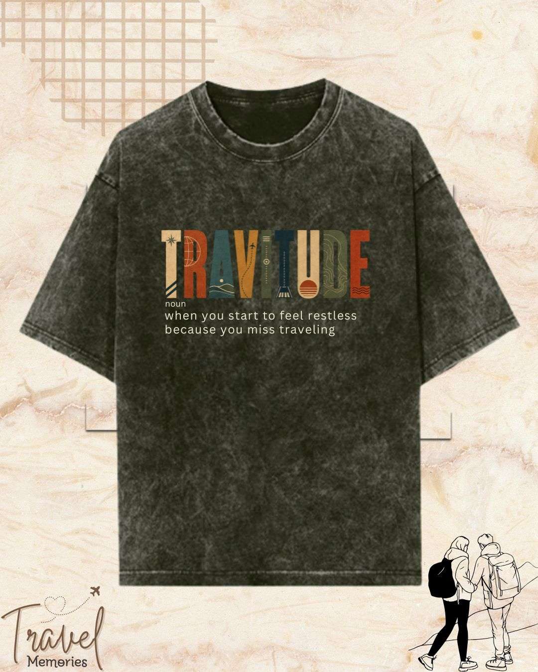 Travel Dictionary Cotton Tshirt Swiftsoul 