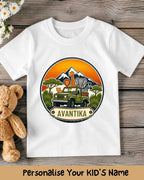 Vintage Adventure Custom Kid Cotton Tee Swiftsoul 