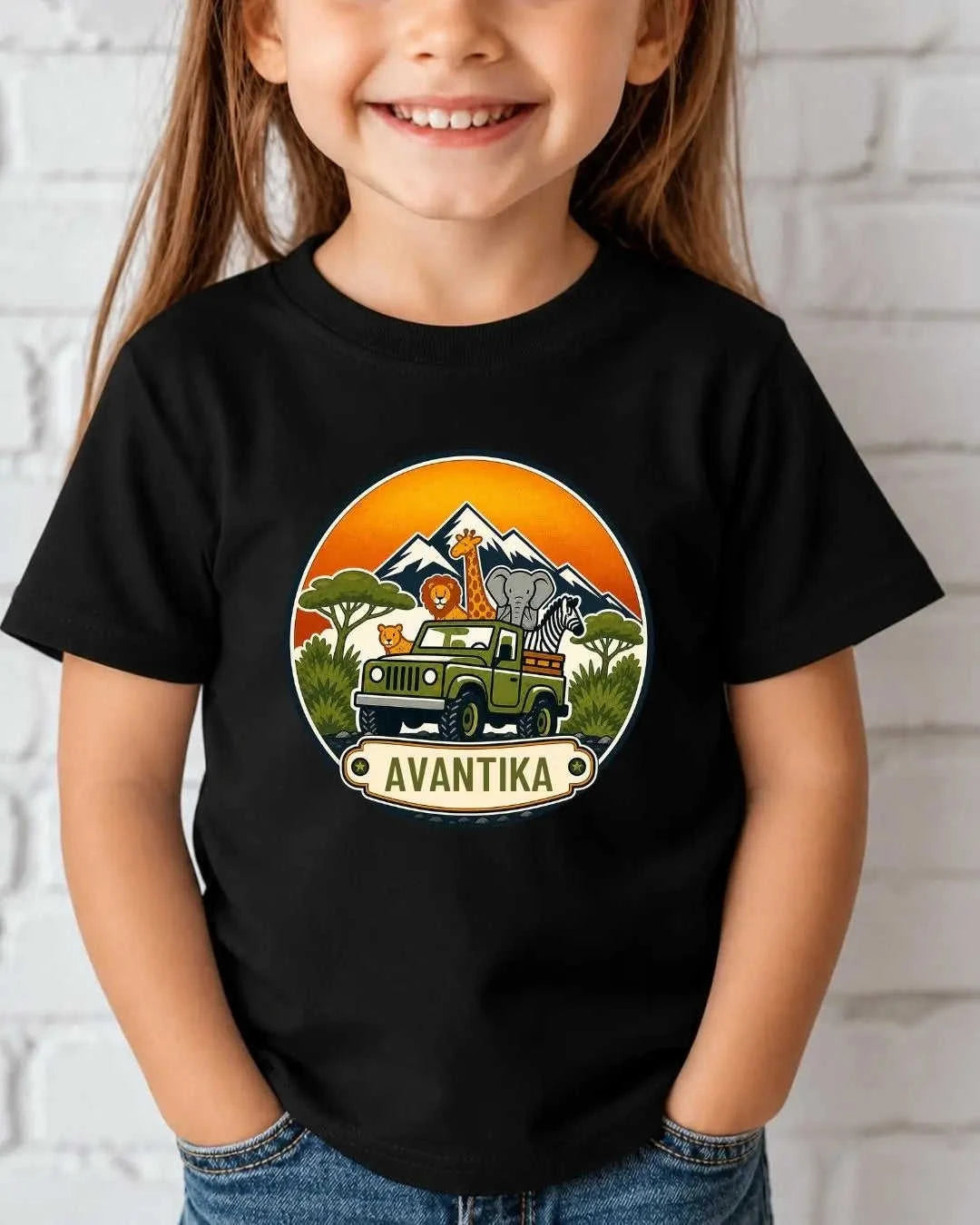 Vintage Adventure Custom Kid Cotton Tee Swiftsoul 