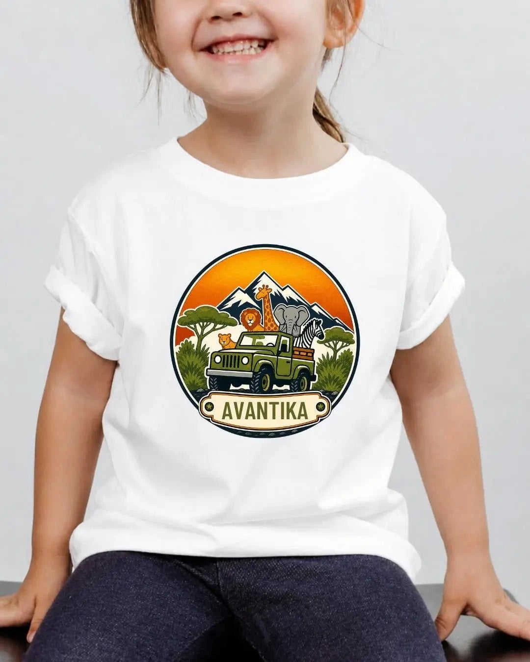 Vintage Adventure Custom Kid Cotton Tee Swiftsoul 