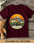 Vintage Adventure Custom Kid Cotton Tee Swiftsoul 