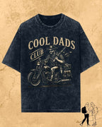 Vintage Cool Dad's Motorcycle Cotton Tshirt