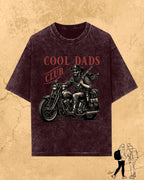 Vintage Cool Dad's Motorcycle Cotton Tshirt Swiftsoul 