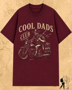 Vintage Cool Dad's Motorcycle Cotton Tshirt